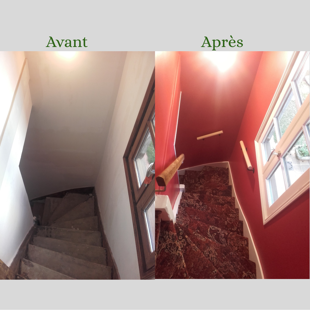 Rénovation d'un escalier